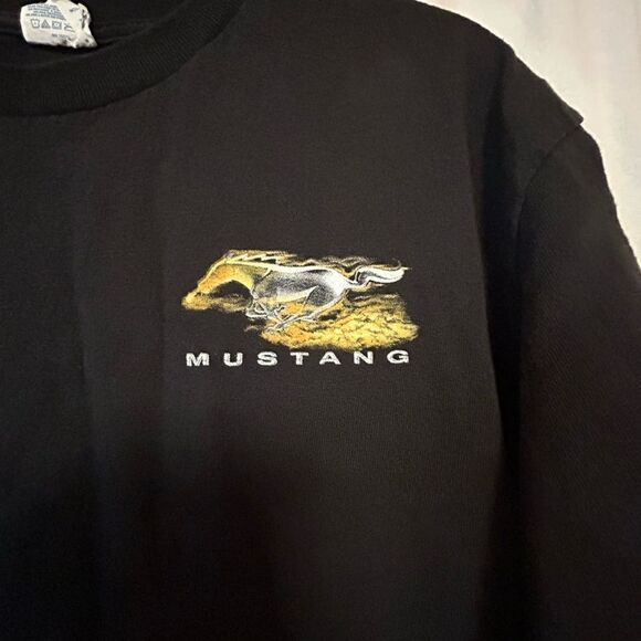 Mustang t shirt Large Mustang will kick your SS black - Picture 2 of 3